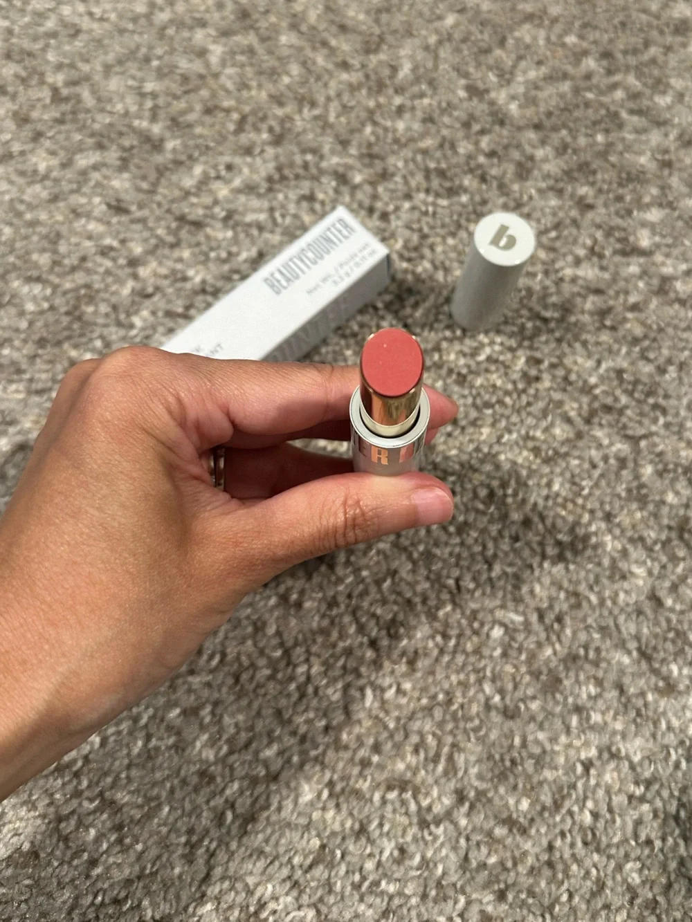 Beautycounter Sheer Genius Conditioning Lipstick- Petal